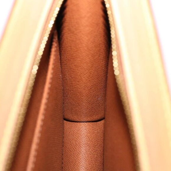 LOUIS VUITTON Pochette Homme Clutch Bag Nomad Leather SPO Brown - Picture 15 of 16